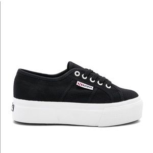Superga 2790 Black Platform Sneaker 37 / US 6.5